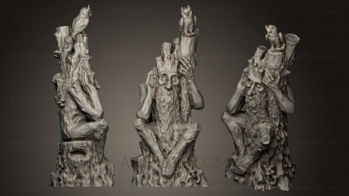 Figurines heroes, monsters and demons (STKM_0456) 3D model for CNC machine